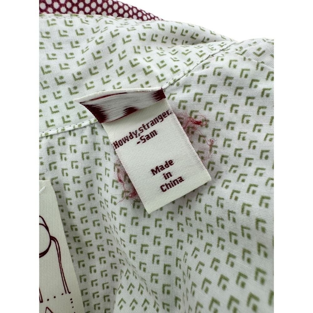 Trovata Shirt Dress M Burgundy Mini Button Front Boho Preppy Cotton Casual - Picture 8 of 11